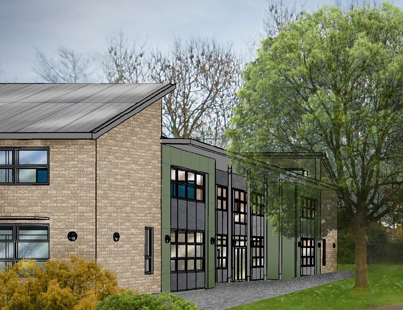New build front elevation